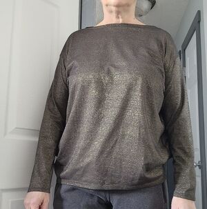 Metallic Long Sleeve Lululemon Top
